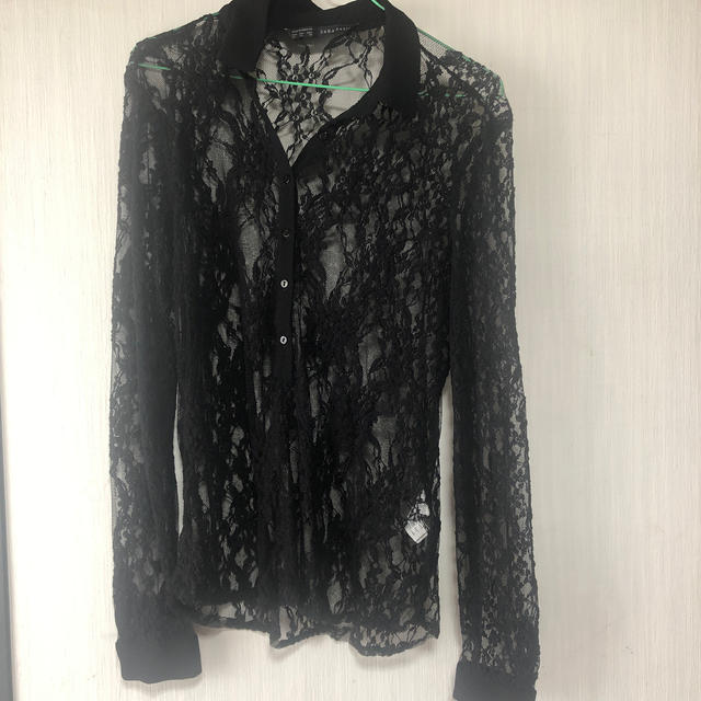 ZARA(ザラ)のZARA レース ブラウス レディースのトップス(シャツ/ブラウス(長袖/七分))の商品写真