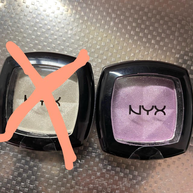 NYX(エヌワイエックス)の未使用　NYX シングルアイシャドウ　3種セット コスメ/美容のベースメイク/化粧品(アイシャドウ)の商品写真