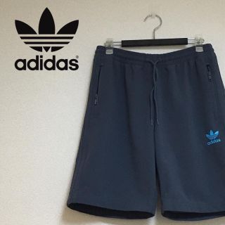 アディダス(adidas)のadidas originals ハーフパンツ レディース 3本ライン 紺(ハーフパンツ)