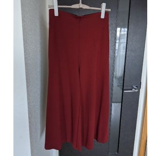 ユニクロ(UNIQLO)のユニクロポンチフレアクロップドパンツ(クロップドパンツ)