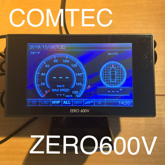 コムテック レーダー探知機 3.2インチ液晶・Gセンサー搭載 ZERO 600V