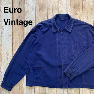 サンタモニカ(Santa Monica)のEuro vintage ワークジャケット　フレンチワーク　40’s50’s(カバーオール)