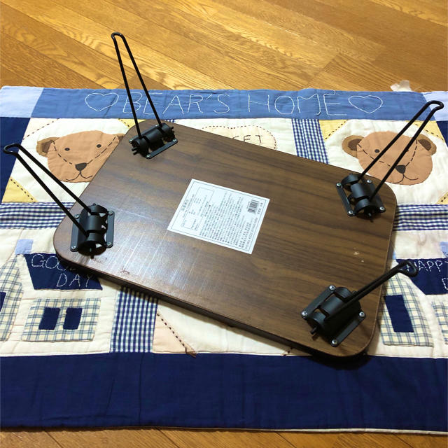 折りたたみミニテーブル インテリア/住まい/日用品の机/テーブル(折たたみテーブル)の商品写真