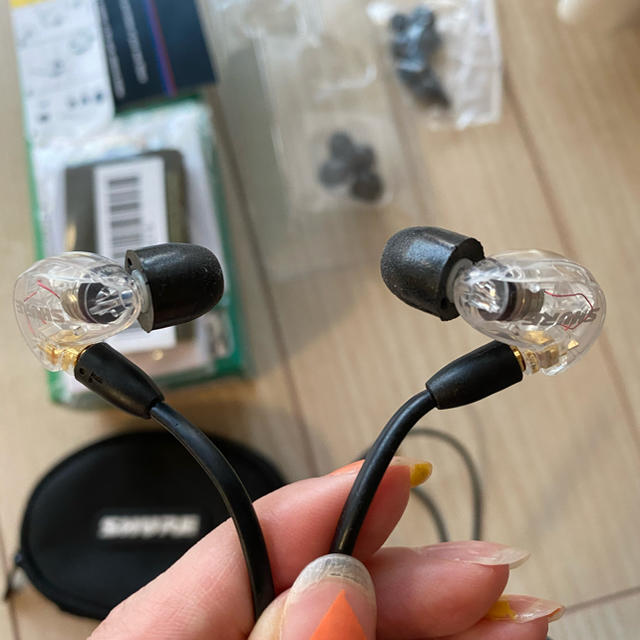 SHURE 有線イヤホン　SE215 クリア