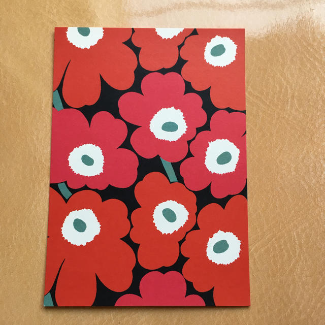 marimekko(マリメッコ)のマリメッコ  ウニッコ 新品未使用品 ポストカード エンタメ/ホビーの声優グッズ(写真/ポストカード)の商品写真