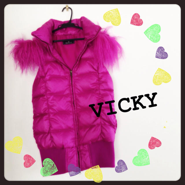 VICKY(ビッキー)のBenefitダウンベスト♡ レディースのジャケット/アウター(ダウンベスト)の商品写真
