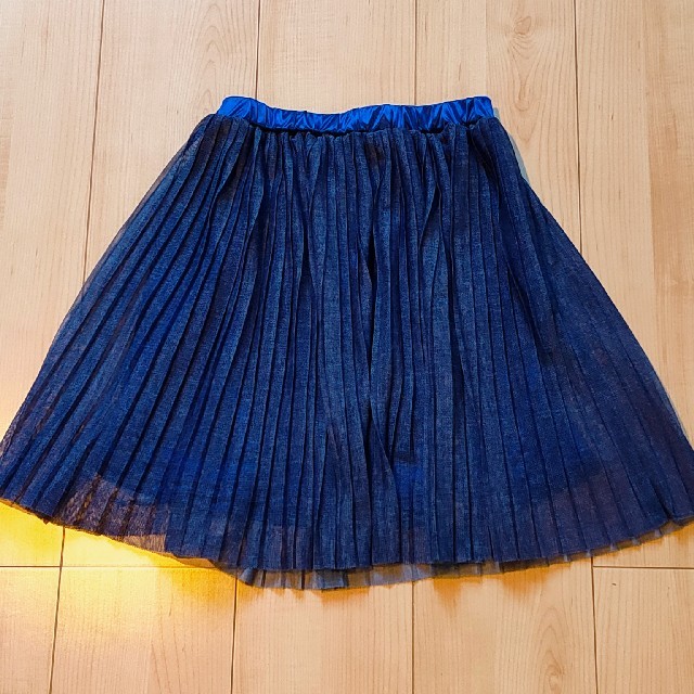 F.O.KIDS(エフオーキッズ)の130 チュールスカート ひだスカート キッズ/ベビー/マタニティのキッズ服女の子用(90cm~)(スカート)の商品写真