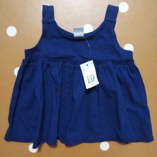 ベビーギャップ(babyGAP)の★新品☆babyGap ノースリーブトップス 90 ネイビー★(Tシャツ/カットソー)