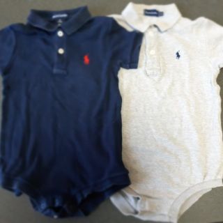 ラルフローレン(Ralph Lauren)のラルフローレン　80 半袖ロンパース　2枚セット(ロンパース)