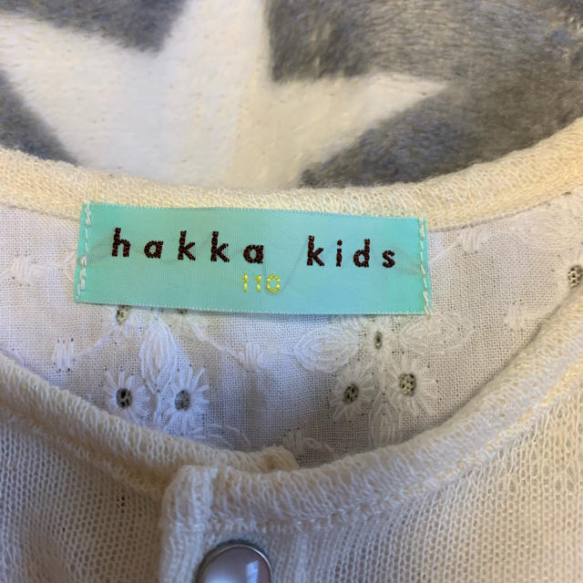 hakka kids(ハッカキッズ)のハッカキッズ　カーディガン　110 キッズ/ベビー/マタニティのキッズ服女の子用(90cm~)(カーディガン)の商品写真