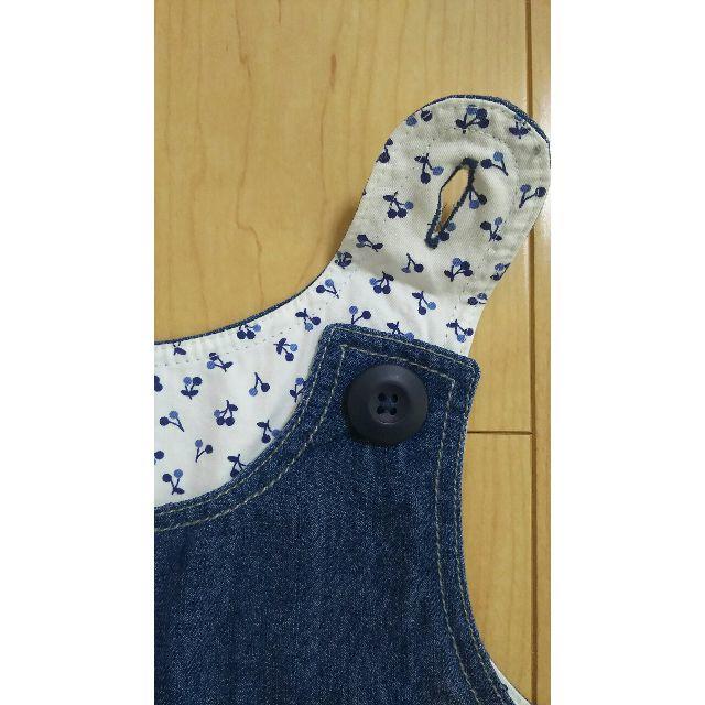 アカチャンホンポ(アカチャンホンポ)のアカチャンホンポ ジャンパースカート デニム 80 キッズ/ベビー/マタニティのベビー服(~85cm)(ワンピース)の商品写真