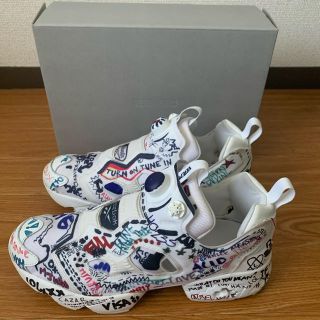 バレンシアガ(Balenciaga)のVETEMENTS Reebok  落書きポンプ(スニーカー)