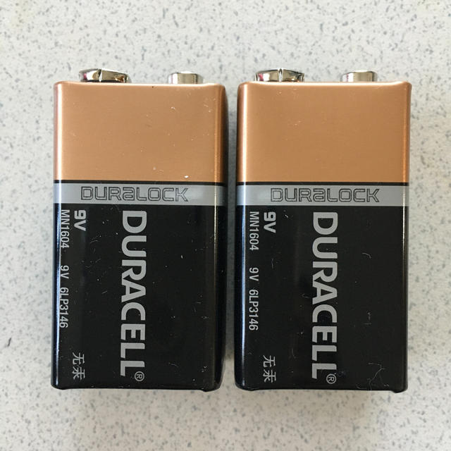 DURACELL デュラセル　アルカリ 9V 乾電池　2個セット 楽器のギター(その他)の商品写真