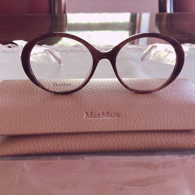 Max Mara(マックスマーラ)のマックスマーラ　メガネ　未使用 レディースのファッション小物(サングラス/メガネ)の商品写真