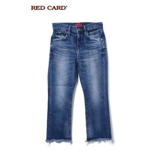 新品 RED CARD レッドカード Diner FLARE CROP デニム(デニム/ジーンズ)