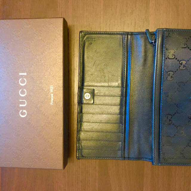 Gucci(グッチ)のGUCCI 財布 2つ折り長財布 インプリメ ブラック 244995 FU49N メンズのファッション小物(長財布)の商品写真