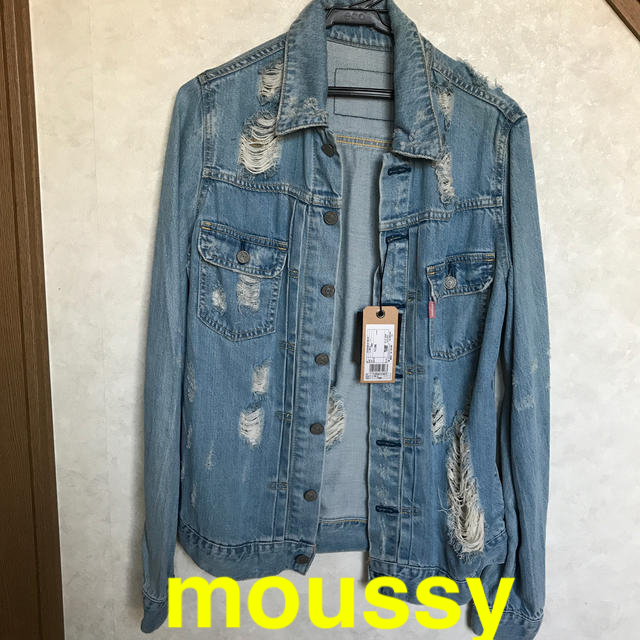 大幅値下げ！moussy ダメージGジャン