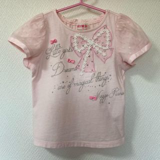 メゾピアノ(mezzo piano)のメゾ ピアノ ♡ Tシャツ ♡110(Tシャツ/カットソー)