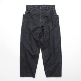 サンシー(SUNSEA)の stein EX WIDE HOOKED DENIM JEANS(デニム/ジーンズ)