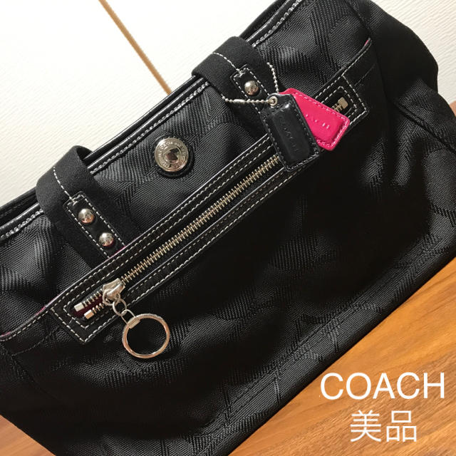 COACH(コーチ)の【美品】COACH コーチ　バッグ レディースのバッグ(トートバッグ)の商品写真