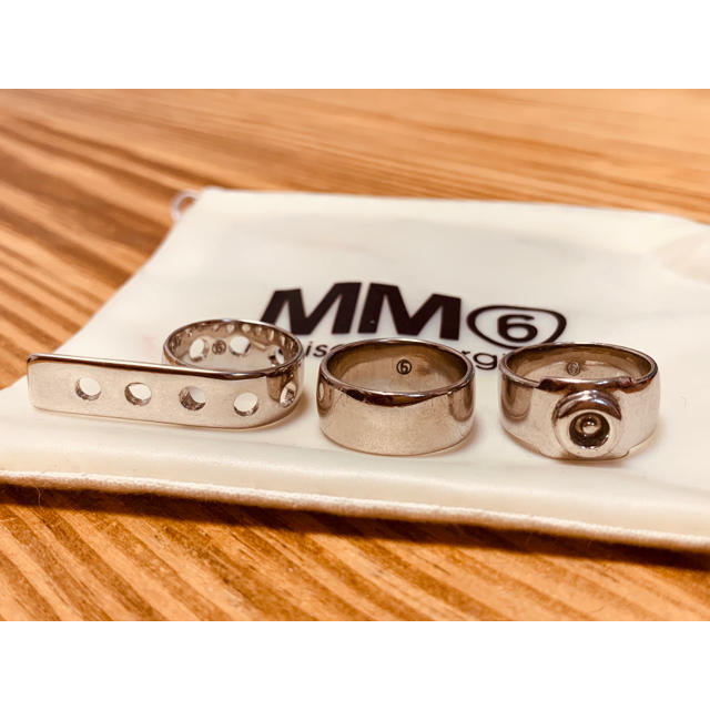 mm6 3連リング Maison Margiela 指輪 | フリマアプリ ラクマ
