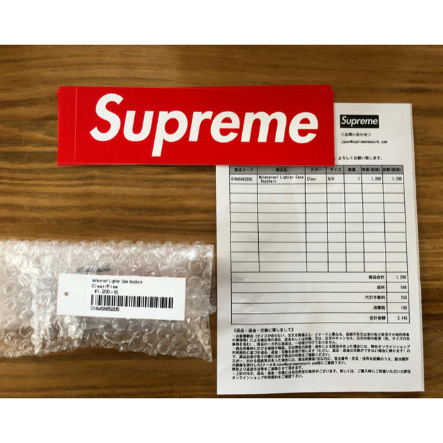 Supreme(シュプリーム)のSupreme ライターケース　クリアー メンズのファッション小物(タバコグッズ)の商品写真