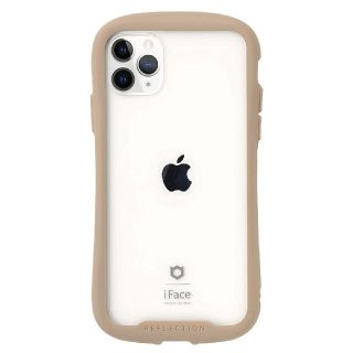 iFace クリアケース iPhone11Pro専用 ベージュ リフレクション(iPhoneケース)