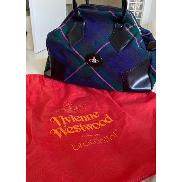 Vivienne Westwood(ヴィヴィアンウエストウッド)のVivienne Westwood レア　新品　初期タータン　ヤスミン　bag レディースのバッグ(ハンドバッグ)の商品写真