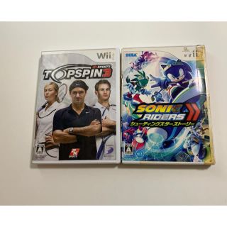 ウィー(Wii)のWiiソフト　TOPSPIN3 ソニック　シューティングスターストーリー(家庭用ゲームソフト)