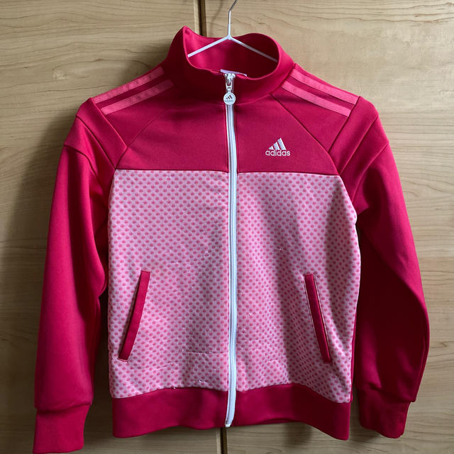 adidas(アディダス)のadidasジャージ キッズ/ベビー/マタニティのキッズ服女の子用(90cm~)(ジャケット/上着)の商品写真