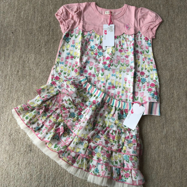 KP(ニットプランナー)のおまとめ3点⭐️新品　KP ニットプランナー　110 キッズ/ベビー/マタニティのキッズ服女の子用(90cm~)(Tシャツ/カットソー)の商品写真