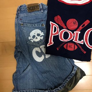 ポロラルフローレン(POLO RALPH LAUREN)の男児160ポロラルフローレン半袖シャツ&BA-TSUショートパンツ(Tシャツ/カットソー)