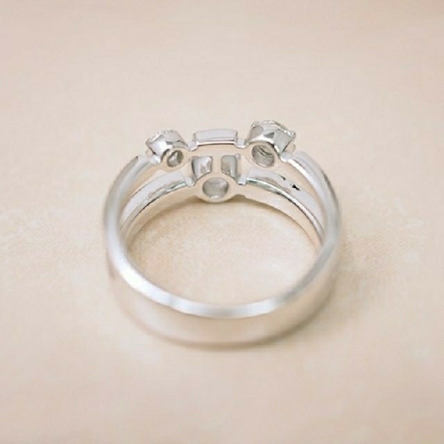 TASAKI(タサキ)の［ふみちゃん様専用］TASAKI K18WG 0.37ct リング 12号   レディースのアクセサリー(リング(指輪))の商品写真