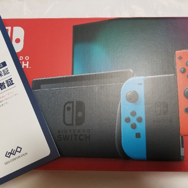 Nintendo switch 任天堂 スイッチ 本体 延長保証付きエンタメ/ホビー