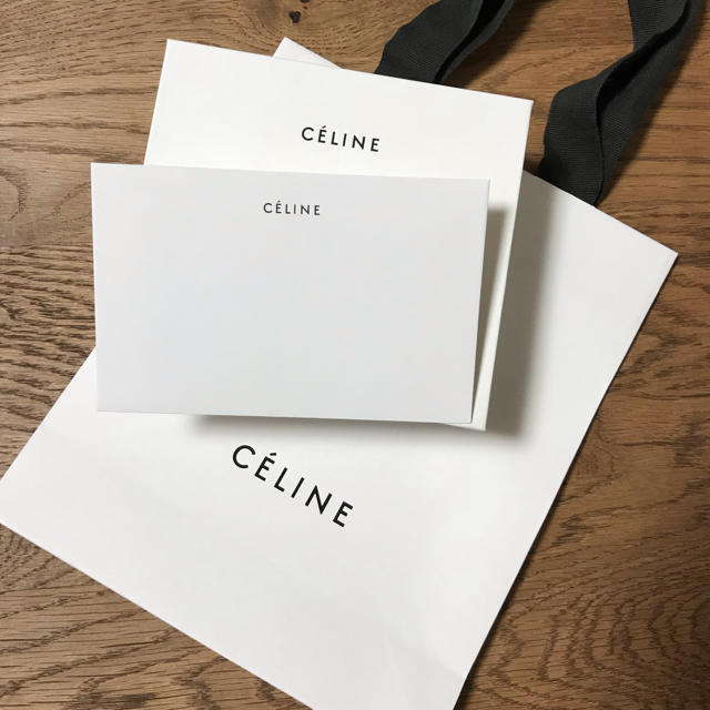 celine(セリーヌ)のちゃん様専用　CELINE ミニ財布 ブラック(未開封・新品) レディースのファッション小物(財布)の商品写真