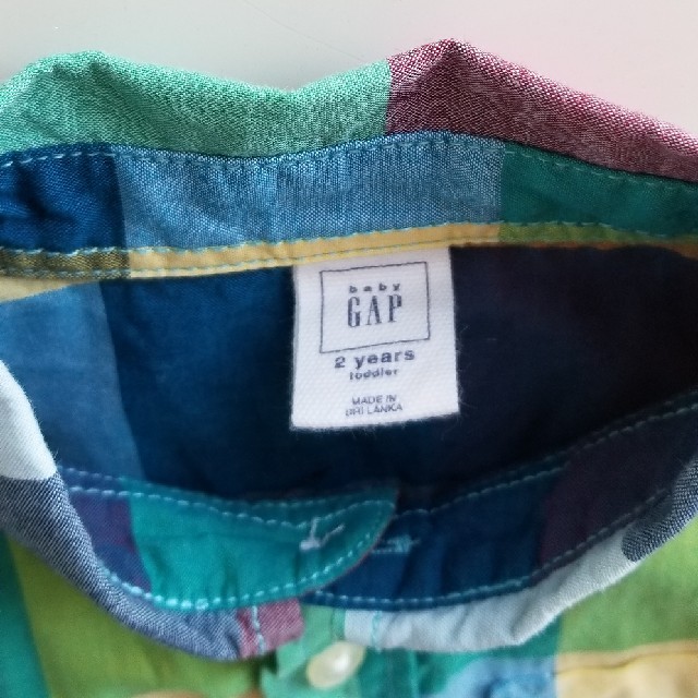 GAP(ギャップ)のGAP シャツ　2years キッズ/ベビー/マタニティのキッズ服男の子用(90cm~)(ブラウス)の商品写真