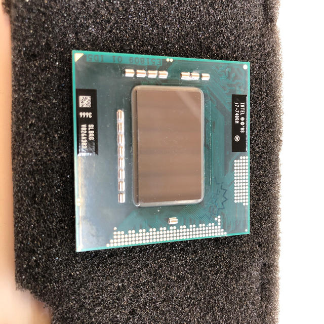 ノートパソコン用CPU Intel corei7 740QM PGA988