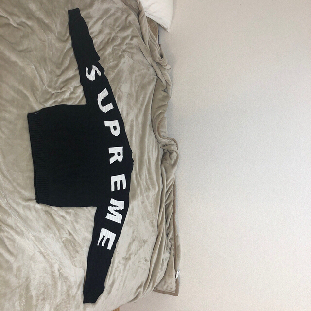 Supreme(シュプリーム)のsupreme back logo sweater メンズのトップス(ニット/セーター)の商品写真