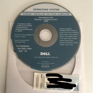 デル(DELL)のDell Windows7 Pro SP1 32bit リカバリーDVD(その他)