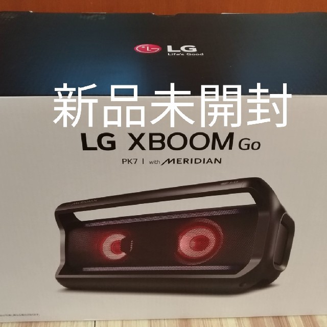 LG Electronics(エルジーエレクトロニクス)のLG XBOOM Go PK7　Bluetooth防水　ポータブルスピーカー スマホ/家電/カメラのオーディオ機器(スピーカー)の商品写真