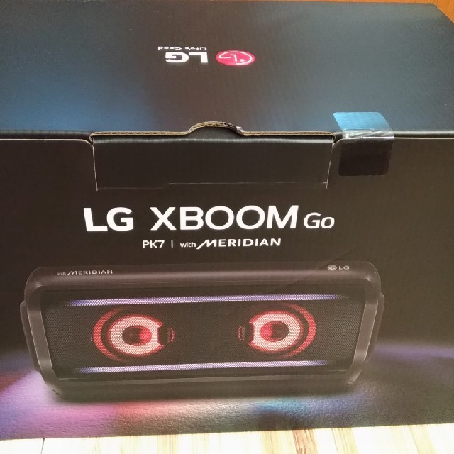 LG Electronics(エルジーエレクトロニクス)のLG XBOOM Go PK7　Bluetooth防水　ポータブルスピーカー スマホ/家電/カメラのオーディオ機器(スピーカー)の商品写真