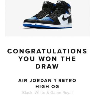 ナイキ(NIKE)のAir Jordan 1 Retro High OG Game Royal(スニーカー)