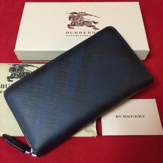 バーバリー(BURBERRY) ネイビー 折り財布(メンズ)の通販 6点