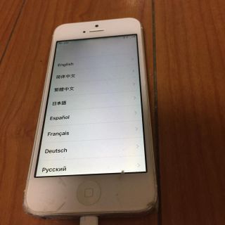 アイフォーン(iPhone)のiPhone5 ソフトバンク ジャンク 16GB(スマートフォン本体)