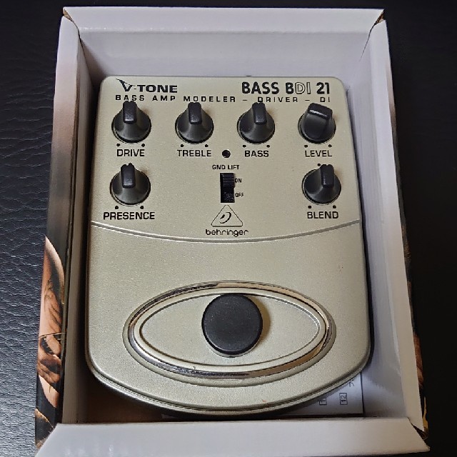  BEHRINGER(ベリンガー) BDI21 V-Tone Bass 楽器のベース(ベースエフェクター)の商品写真