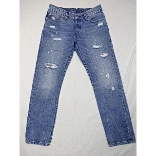 リーバイス(Levi's)のリーバイス☆501CT☆リペアクラッシュ☆26☆ウェスト約78cm(デニム/ジーンズ)