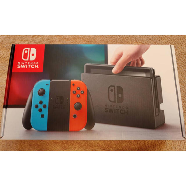 美品　任天堂スイッチ本体　新型　ネオンカラー　switch