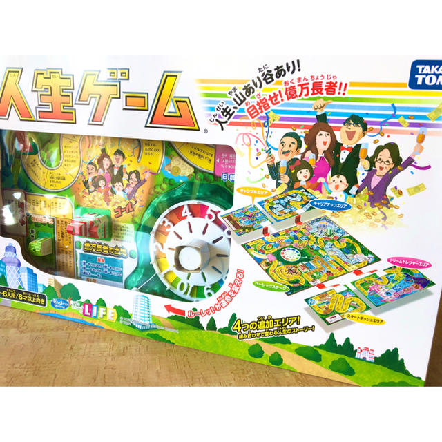 Takara Tomy(タカラトミー)の人生ゲーム　タカラトミー エンタメ/ホビーのテーブルゲーム/ホビー(人生ゲーム)の商品写真