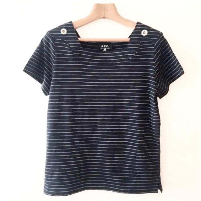 A.P.C(アーペーセー)の新品未使用 A.P.C スクエアネックTシャツ レディースのトップス(Tシャツ(半袖/袖なし))の商品写真