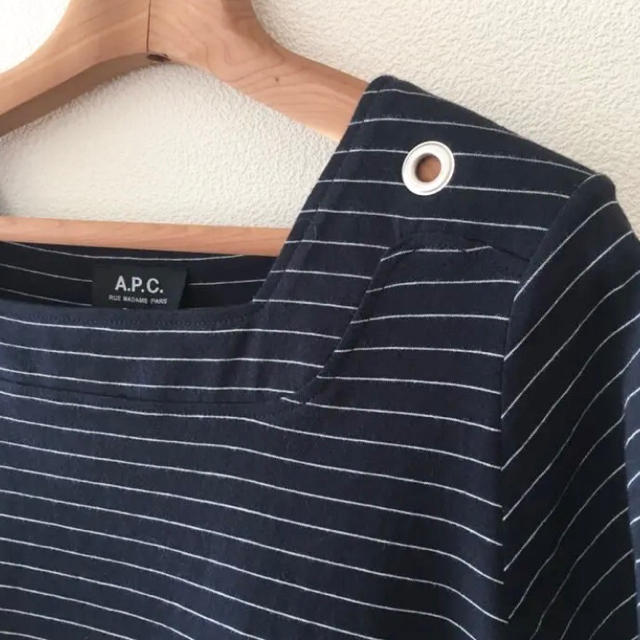 A.P.C(アーペーセー)の新品未使用 A.P.C スクエアネックTシャツ レディースのトップス(Tシャツ(半袖/袖なし))の商品写真